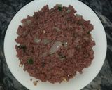 A picture of step 4 of Tortillas with Mince Filling.
