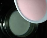 A picture of step 3 of Strawberry custard.