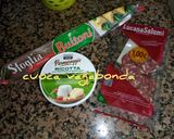 Foto del passaggio 1 della ricetta Rustico di Sfoglia Ricotta e Salame