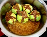A picture of step 5 of Stuffed Tinda Masala.