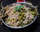 A picture of step 4 of Peas pulao.
