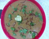 A picture of step 4 of Mutton Haleem.