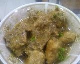 A picture of step 2 of White chicken karhai.