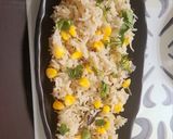 A picture of step 5 of Sweetcorn Pulao.
