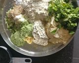 A picture of step 1 of Spinach Zucchini Muthia.