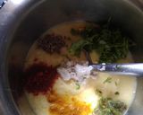 A picture of step 1 of Moong dal chilla.