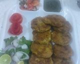 A picture of step 6 of Chicken shami kababs.