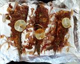 A picture of step 4 of Spicy grilled mackerel fish.