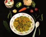 A picture of step 6 of Winter Veg Poha.