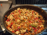 Tarta casera de verduras y pollo 🍗🫑🥕🌶️😋