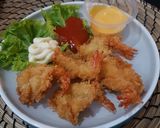 Foto langkah ke 5 dari resep Udang goreng mayonaise.