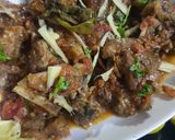 A picture of step 3 of Mutton shinwari karahi.