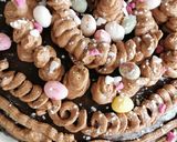 Une image de l'étape 4 de Nid de pâque chocolat praliné.