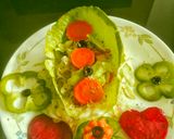 A picture of step 3 of Colourful salad.