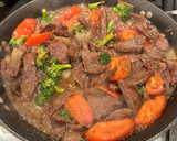 A picture of step 6 of Beef and Broccoli.
