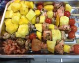 Foto del paso 4 de la receta: Brochetas de salmón, piña y mango al teriyaki 😜