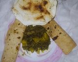 A picture of step 5 of Methi sabzi.