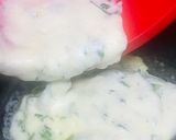 A picture of step 3 of Spinach omelette soufflé with spring onions.