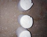 A picture of step 3 of Bakery style bakarkhani.