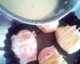 Foto del paso 4 de la receta: PAPA LIBRILLO Con jamón Salsa y queso muzzarela