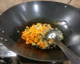 A picture of step 5 of Small millets in veg pulav shape.