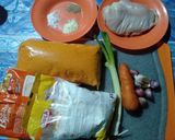 Foto langkah ke 1 dari resep Nugget ayam sayur sederhana(eggless).