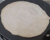 A picture of step 5 of Mexican flour Tortillas (Indian style).