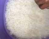 A picture of step 1 of Chinese fried rice.