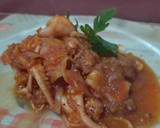 Foto del paso 4 de la receta: Pulpo con tomate 🐙