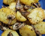 Foto del paso 9 de la receta: Papas fritas a la manteca con champiñones