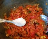 A picture of step 5 of Tomato Thokku.