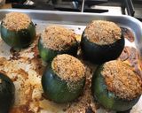 A picture of step 7 of Stuffed courgettes.