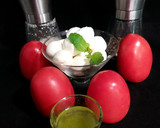 Foto del paso 1 de la receta: Ensalada de tomate y mozzarella con aceite de albahaca fresca