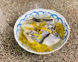 Hình bước làm 3 của món Canh Đầu Thu Nấu Lá Me