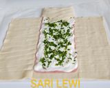 Foto del paso 3 de la receta: Comida caliente día 1>Segundo plato>Hojaldre de jamón, queso y perejil