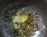 A picture of step 4 of Fried fish,ugali with greens(kunde,managu,terere and spinach).