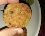 A picture of step 4 of Chickpea rissoles #mashujaarecipe.