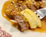 A picture of step 16 of Pork Tenderloin in Sauce.