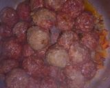 Foto del paso 2 de la receta: Pasta Seca con Salsa de Albóndigas de Carne