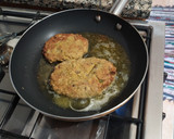Foto del paso 12 de la receta: Hamburguesa vegana de garbanzos y portobello