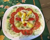 Une image de l'étape 10 de Salades individuelles concombre et deux tomates à la feta sauce ciboulette persil.