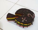 Foto langkah ke 7 dari resep Rainbow Cake Ny. Liem.