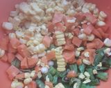 Foto langkah ke 2 dari resep Tumis Sayur Pelangi.