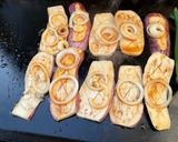 Une image de l'étape 9 de Aubergines graffiti et oignon sauce teriyaki à la plancha.