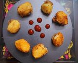 A picture of step 5 of Cornflour breaded baby potatoes.
