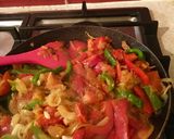 A picture of step 2 of Shakshuka.