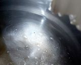 A picture of step 2 of Garlic fried rice.