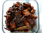 Foto langkah ke 3 dari resep Cumi hitam bumbu iris sederhana.
