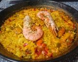 A picture of step 16 of Paella Mixta (Señoret).