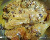 A picture of step 1 of Curd and mustard chicken.